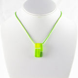 Cobblestones Mini Glass Pendant - Lime