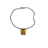 Waves Mini Glass Pendant - Amber