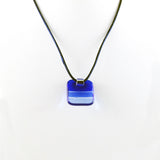 Shades Mini Glass Pendant - Navy