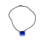 Shades Mini Glass Pendant - Navy