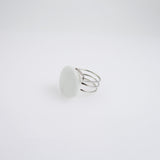 Howlite Curly Ring