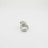 Howlite Curly Ring