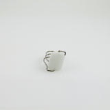 Howlite Curly Ring