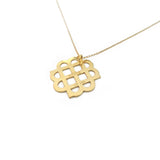 Gold Millie Logo Necklace - Large