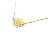 Gold Millie Logo Necklace - Mini