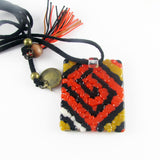 Navajo Glass Pendant - 5 Colors Available