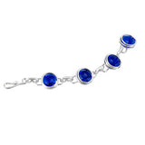 Infinity Bracelet - Crystal Navy