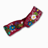 Floral, Embroidered Elastic Headbands