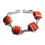 Parallel Bracelet - Coral Matte