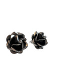 Oxidized Rose Studs - Medium