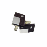 Silver & Rosewood Cufflinks