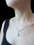 Simple Connected Knot Y Necklace