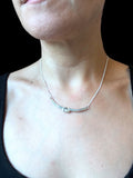 Simple Connected Double Knot Necklace