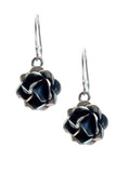 Oxidized Roses Earrings - Small