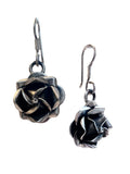 Oxidized Roses Earrings - Medium