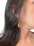 Bronze Leaf Earrings