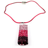 Picado Glass Pendant -Cherry