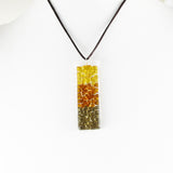 Picado Glass Pendant - Orange