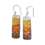 Picado Glass Earrings - Green