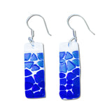 Picado Glass Earrings - Red
