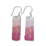 Picado Glass Earrings - Pink