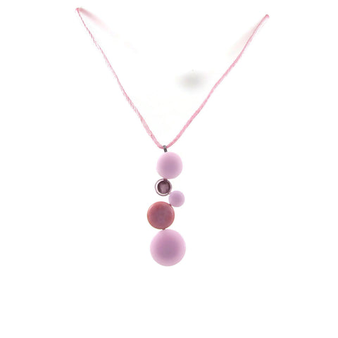 POP! Glass Necklace - Pink