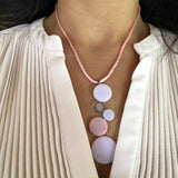 POP! Glass Necklace - Pink