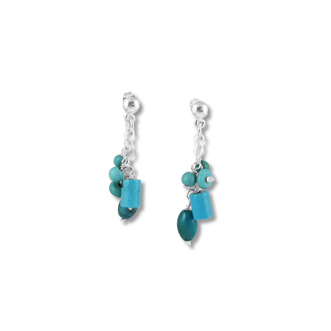 Racimo Earrings - Agate