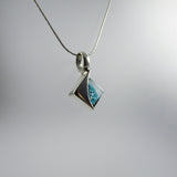 Blown Glass Square Pendant