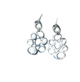 Nopalitos Silver Earrings