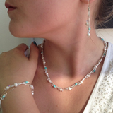 Xuxek Necklace - Pearls & Turquoise