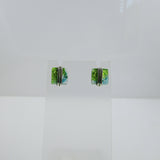 Blown Glass Square Studs