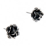 Oxidized Rose Studs - Medium