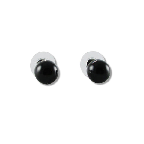 Glass Ball Studs - Black