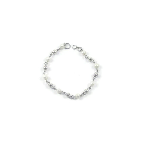Bolitas Gemstones Bracelet - Pearl