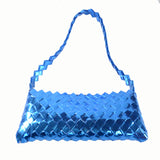 Recycled Candy Wrapper Handbag - Blue