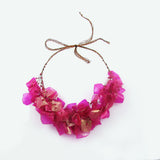 Fish Scales Earrings - Bougainvillea