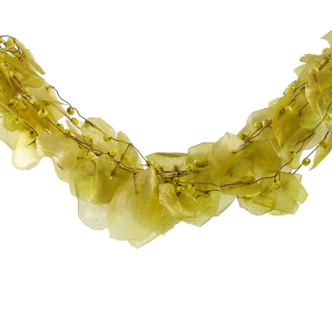 Fish Scales Necklace - Yellow