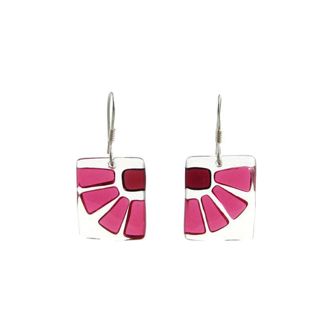 LAMA Glass Earrings - Cherry