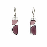 Onda Glass Earrings - Cherry