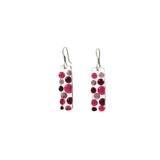 Bubbles Glass Earrings - Pink