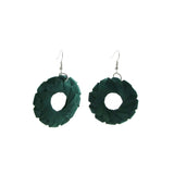 Woven Palm Earrings - Medium