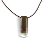 Pietri Glass Pendant - Brown