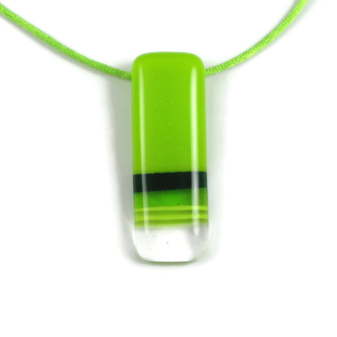 Pietri Glass Pendant - Lime