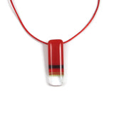 Pietri Glass Pendant - Red