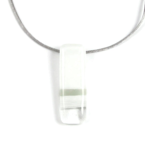 Pietri Glass Pendant - White