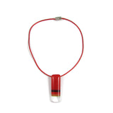 Pietri Glass Pendant - Red