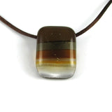 Ombre Mini Glass Pendant - Brown