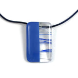 Mitad Glass Pendant - Blue