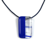 Mitad Glass Pendant - White